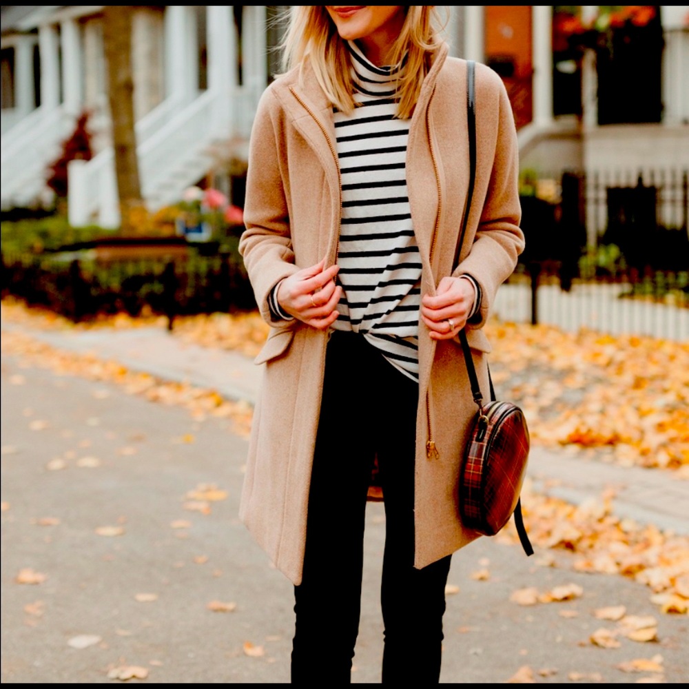 J. Crew Nello Gori Stadium Cloth Cocoon Coat Sz 00